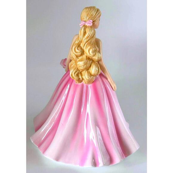 Rare Glamour Barbie Royal Doulton Birthday Wishes Princess - Picture 3 of 5